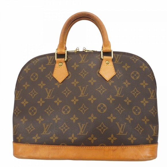 LOUIS VUITTON Authentic Brown Monogram Alma Bag